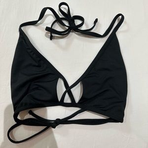 ASOS black bikini top